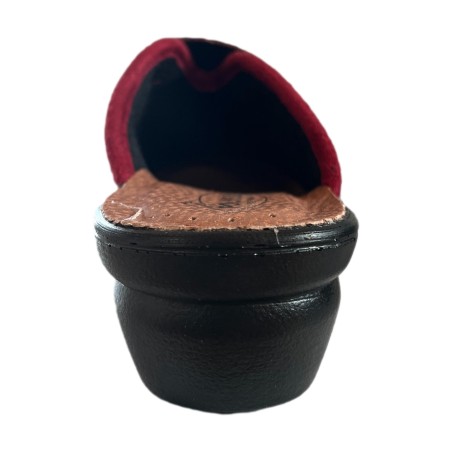 POLYFLEX 588.05 Ciabatte Donna Made in Italy Con Strappo Bordeaux