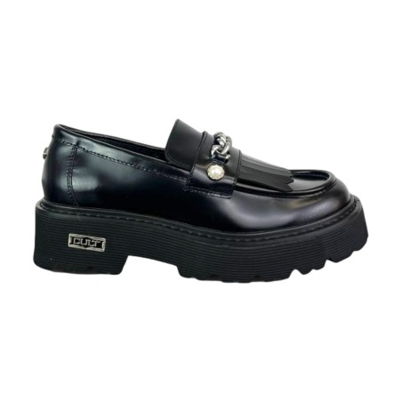 CULT 4579 SLASH Mocassino Donna Con Accessorio Nero/Argento