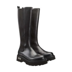 CULT 3310 SLASH Stivali Donna con ZIp Laterale Nero 2