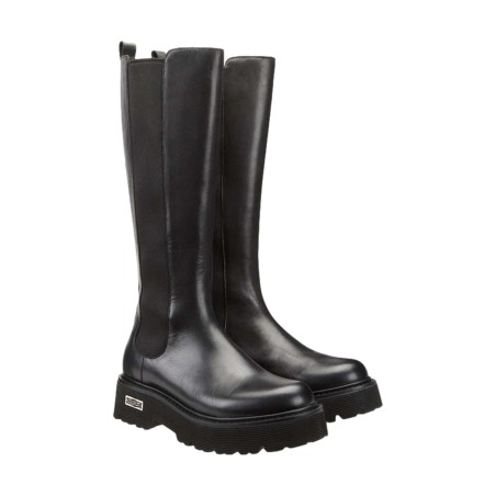 CULT 3310 SLASH Stivali Donna con ZIp Laterale Nero