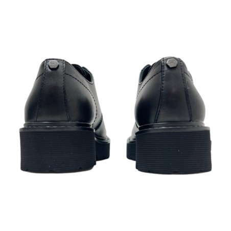 CULT 4547 SLASH Scarpe Uomo Modello Derby Stringate Nero