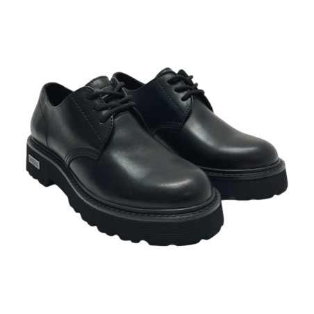 CULT 4547 SLASH Scarpe Uomo Modello Derby Stringate Nero