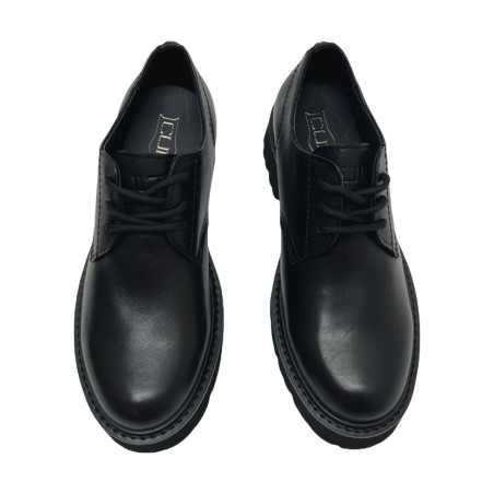 CULT 4547 SLASH Scarpe Uomo Modello Derby Stringate Nero