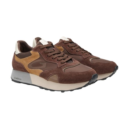 Alberto Guardiani  4523 WEN Sneakers Uomo Stringate Chocolate 
