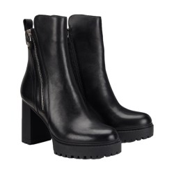 CULT CLW433400 JAGGER 4334 BOOT W LEATHER Stivaletto Donna Con Tacco E Zip Laterali Nero 2