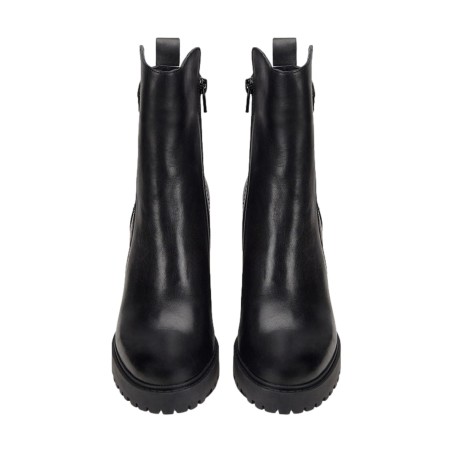 CULT CLW433400 JAGGER 4334 BOOT W LEATHER Stivaletto Donna Con Tacco E Zip Laterali Nero