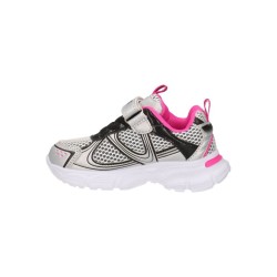 Paciotti 4US K251057 Sneakers Bambina Con Lacci Elastici e Strappo Grigio Nero Fucsia 2