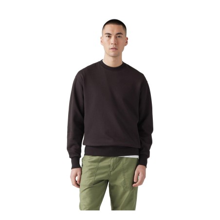 Levi's A9244  AUTENTIC CREW Felpa Uomo Cotone Felpato Black Agate