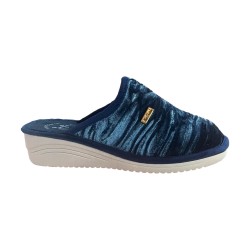 Miss Desiree 1099 CACTUS Pantofola Donna Made In Italy Blu