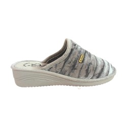 Miss Desiree 1099 CACTUS Pantofola Donna Made In Italy Grigio