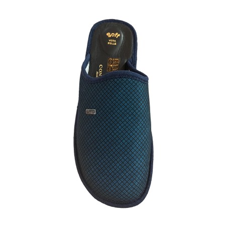Confosana 103 ABENUZ Pantofola Uomo Made In Italy Blu