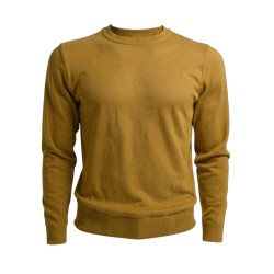 Urban Ring UR9100012 Maglioncino Uomo Girocollo Viscosa Punto Riso Senape