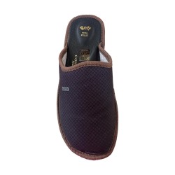 Confosana 103 ABENUZ Pantofola Uomo Made In Italy Marrone 2