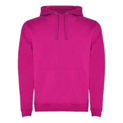 Roly URBAN 1067 Felpa Con Cappuccio e Tasca Frontale Fucsia