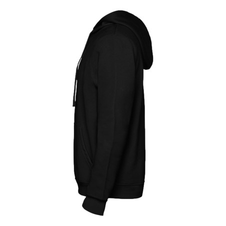 Roly URBAN KIDS 1067 HOODIE Felpa Con Cappuccio e Tasca Frontale Nero