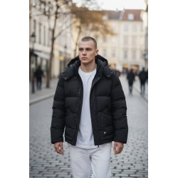 Dickies DK0A87OHBLK1 EAGLEVILLE HOODED PUFFER Piumino Uomo Black 2