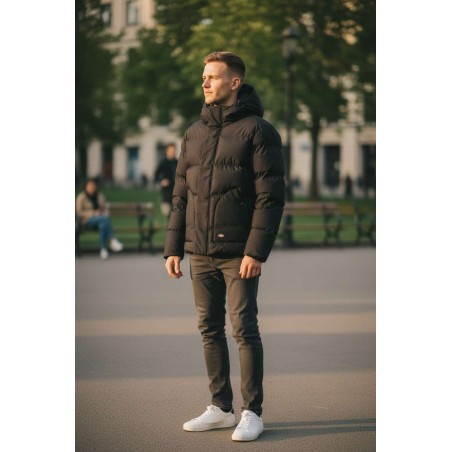 Dickies DK0A87OHBLK1 EAGLEVILLE HOODED PUFFER Piumino Uomo Black