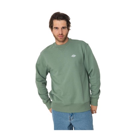 Dickies DK0A4Y6QL191 SUMMERDALE SWEATSHIRT Felpa Uomo Verde Acqua