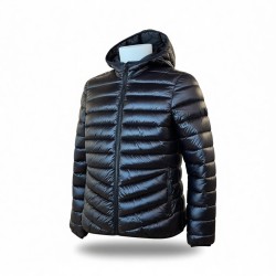Urban Ring UR 9140001 Piumino Uomo con Cappuccio 100g Nero