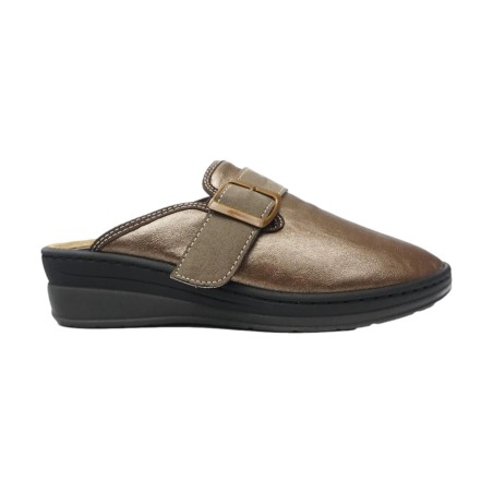 Cinzia Soft MZL213F 001 Pantofola Donna Con Plantare Estraibile Fascia Regolabile Bronzo