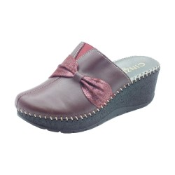 Cinzia Soft  IM41002 001 Ciabatta Donna Zeppa Bordeaux