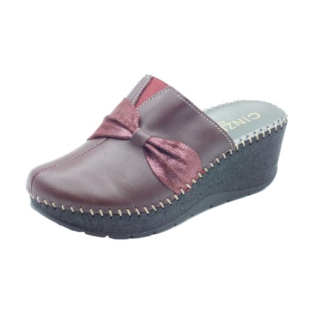 Cinzia Soft  IM41002 001 Ciabatta Donna Zeppa Bordeaux