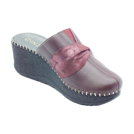 Cinzia Soft  IM41002 001 Ciabatta Donna Zeppa Bordeaux