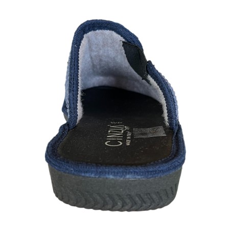 Cinzia Soft LFU116 001 Pantofola Uomo Made In Italy Blu