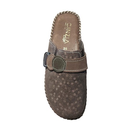 Cinzia Soft IU405621 002 Pantofola Donna Con Strappo Regolabile T.Moro