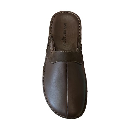 Mauri Moda LBU28800 002 Pantofola Uomo in Pelle T.Moro
