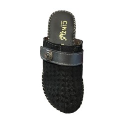 Cinzia Soft IU446723 003 Ciabatta Donna Con Zeppa Nero 2