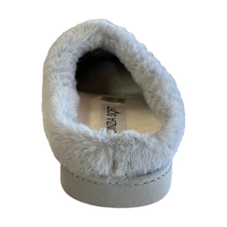 Cinzia Soft MED57 001 Pantofola Donna Con Plantare Estraibile Perla