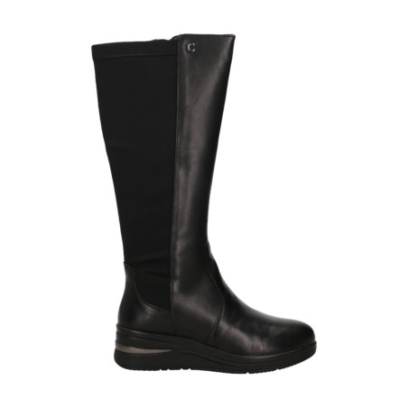 Cinzia Soft IV0923995 001 Stivale Donna Zeppa Con Zip Laterale Nero 