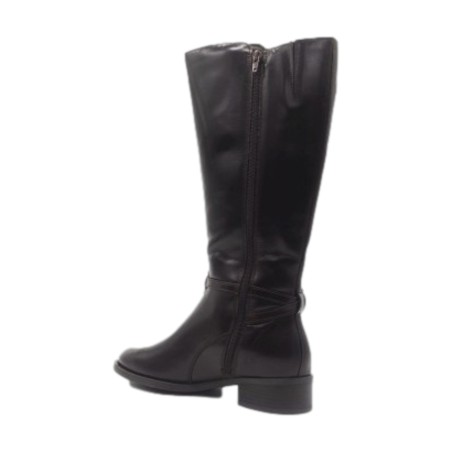 Cinzia Soft IS285861 001 Stivale Donna Tacco Basso Zip Laterale T.Moro