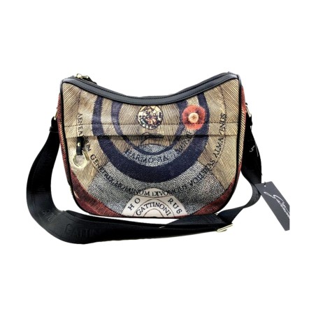 Gattinoni  BIGMX8240WILP26 MAYA M. Hobo Nylon Donna Black