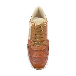 Gattinoni Linea Planetarium NEW EDISON 6314 Scarpe Donna Sneaker Con Zeppa Stringate Cuoio 2