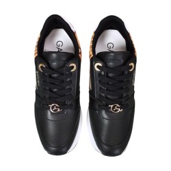 Gattinoni Linea Planetarium NEW EDISON 6314 Scarpe Donna Sneaker Con Zeppa Stringate Black 2