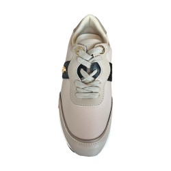 Gattinoni Linea Planetarium NEW DAFNE 6316 Scarpe Donna Sneaker Stringate Taupe 2