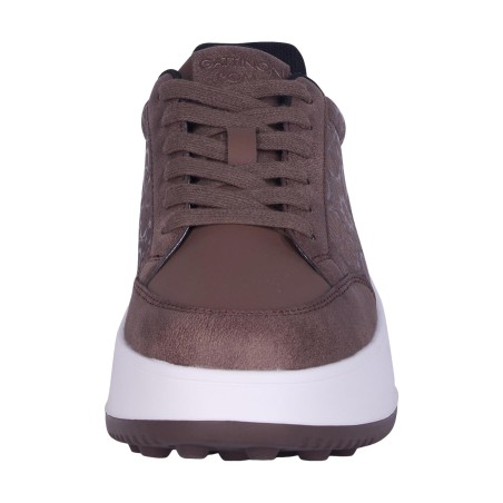Gattinoni Roma ROSS 1615 Scarpe Donna Sneaker Stringate Chocolate