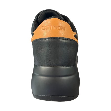 Gattinoni Linea Planetarium NEW DAFNE 6316 Scarpe Donna Sneaker Stringate Black 