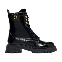 Gattinoni Roma BARRIE 1602 Anfibi Donna In Vernice Black