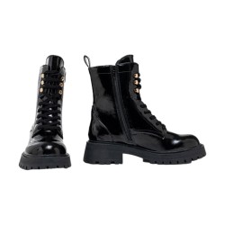 Gattinoni Roma BARRIE 1602 Anfibi Donna In Vernice Black 2