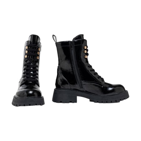 Gattinoni Roma BARRIE 1602 Anfibi Donna In Vernice Black