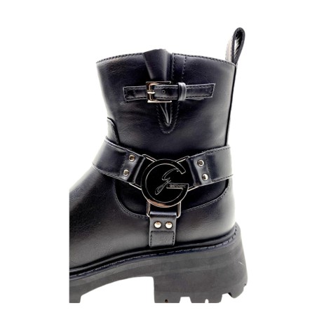 Gattinoni Roma BARRIE 1603 Stivaletto Donna Con Accessorio e Zip Laterale Black