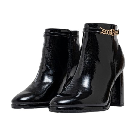 Gattinoni Roma MERCY LOW 1609 Tronchetto Donna In Vernice Nero