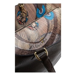 Gattinoni BIGP58170WVWWM3 Borsa Donna Shopping L Planetarium Reversibile Verde Militare 2