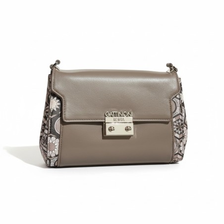 Gattinoni BENTD8615WZTTJ7 Teodosia Bright Flap Borsa Donna Teodosia Taupe