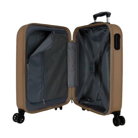Roll Road CAMBOYA 5069122 Trolley Cabina 40x55x20 cm 4 Ruote Rigido Champagne