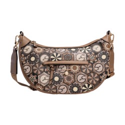 Gattinoni BENTD8619WZTTD3 Teodosia Daily M. Hobo Borsa Donna Tan Desert