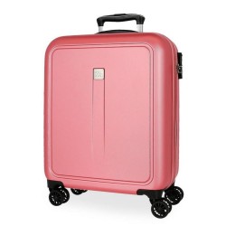 Roll Road CAMBOYA 5069124 Trolley Cabina 40x55x20 cm 4 Ruote Rigido Rosa